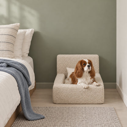 Luxurious Orthopaedic Memory Foam Dog Bed with Pillow and Bolsters