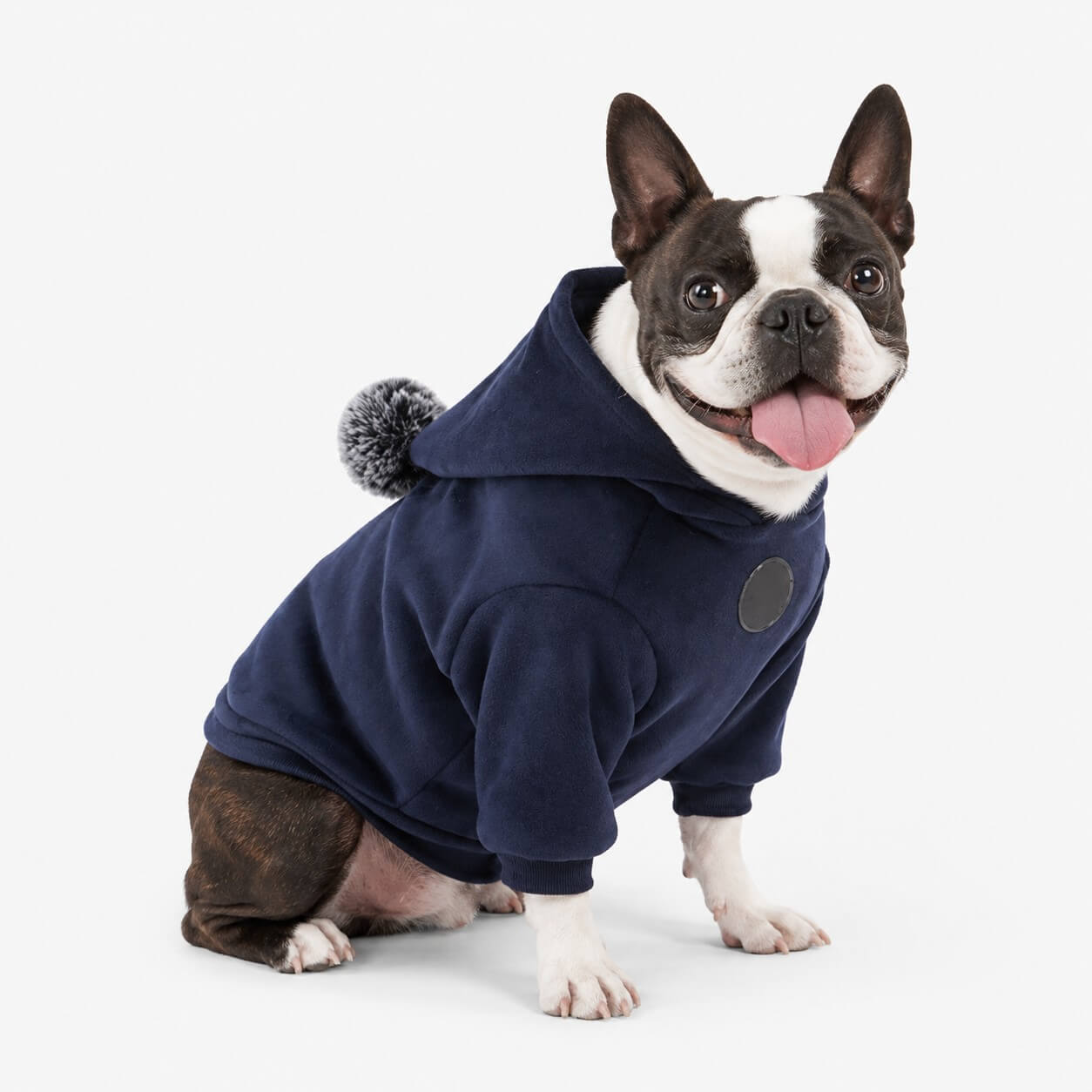 Stylish Christmas Fleece Dog Hoodie
