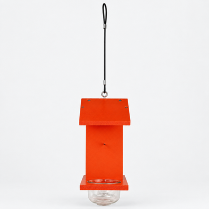 Recycled Plastic Bird Feeder with Jelly Dishes & Fruit Spikes