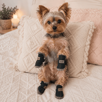 Small Waterproof Anti-Slip Dog Boots for Winter Walks