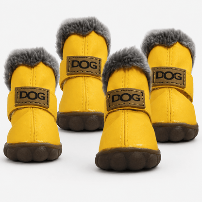 Small Waterproof Anti-Slip Dog Boots for Winter Walks