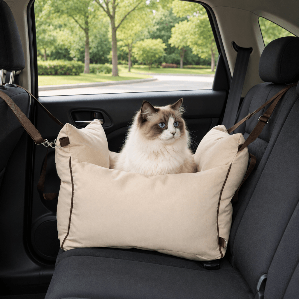 Plush Pet Car Seat Booster