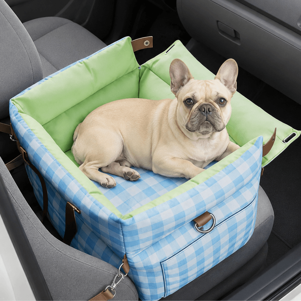 Open-Front Pet Car Seat Booster