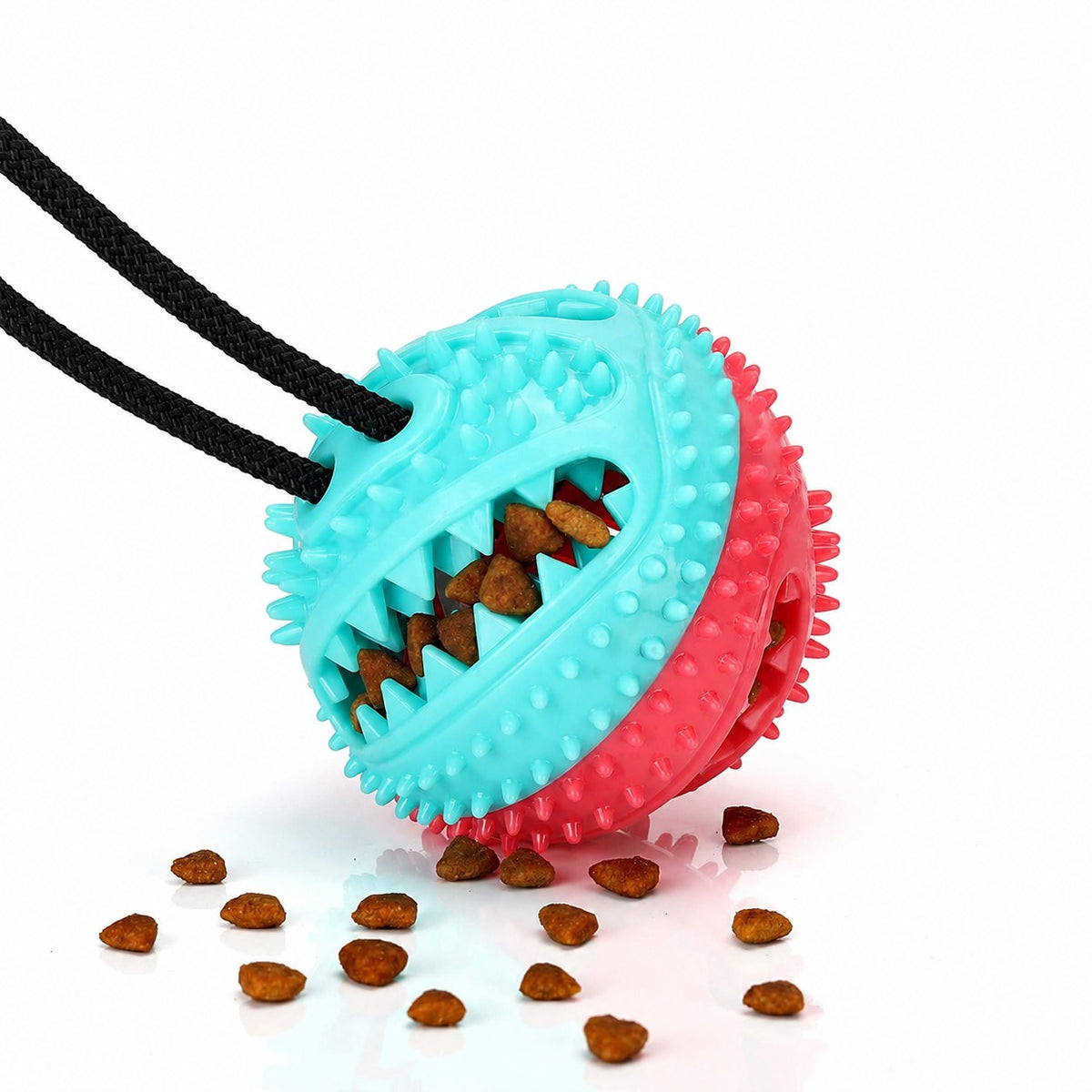 Dog Treat Ball Chew Toy with Suction Cup