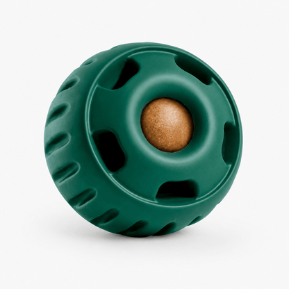 Interactive Dog Puzzle Treat Ball Toy for Enrichment & Slow Feeding