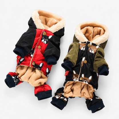 Dog Warm Fleece Jumper with Hood