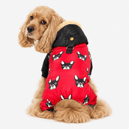 Dog Warm Fleece Jumper with Hood