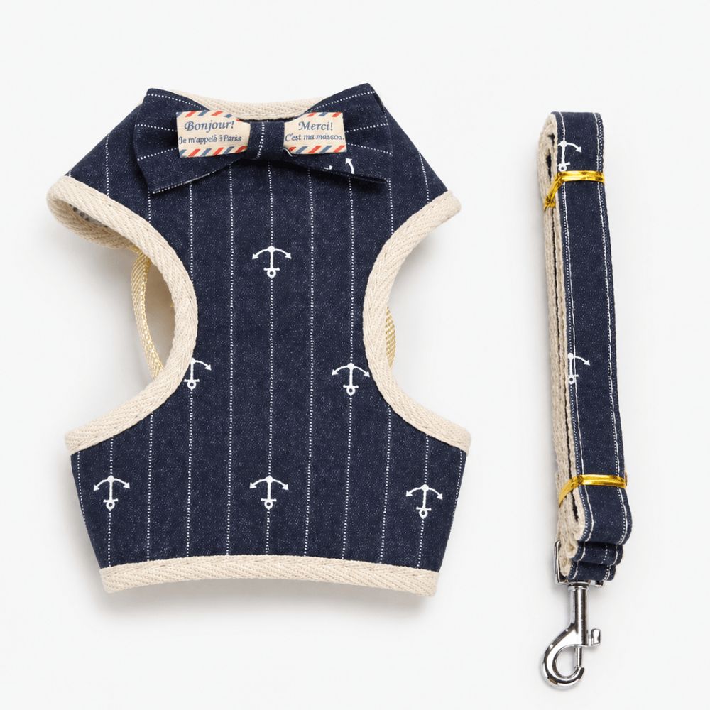 Small Bow Tie Pet Harness & Lead Set
