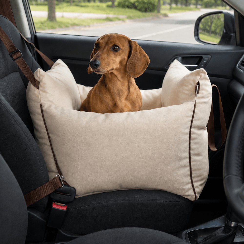 Plush Pet Car Seat Booster