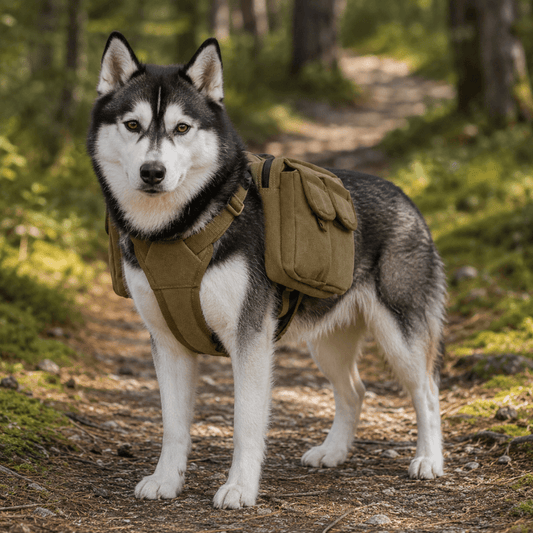 Dog Hiking Backpack Harness