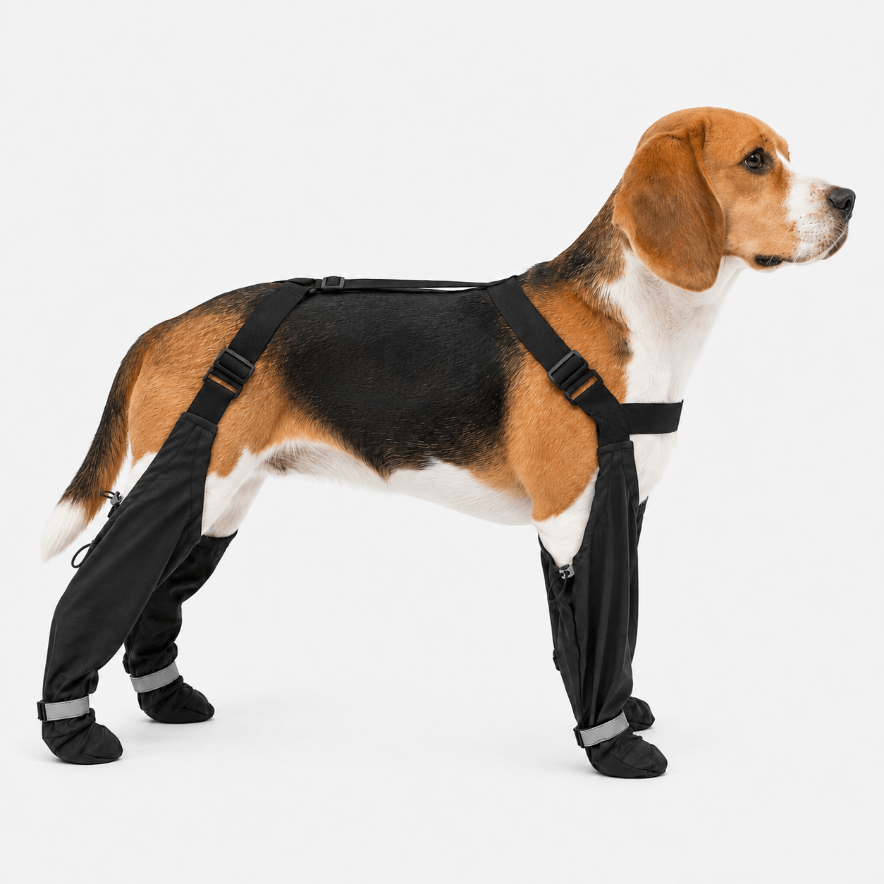 Waterproof Dog Suspender Boots & Shoes Leggings for Winter Walks