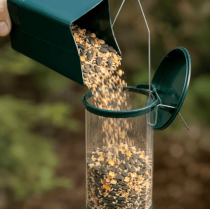Metal Hanging Squirrel-Proof Bird Feeder Station - For Small Birds - 2.2 kg Capacity
