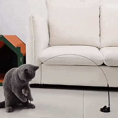 Interactive Flying Bird Cat Toy with Suction Base