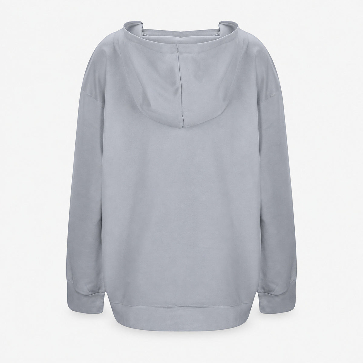 Pet carrying hoodie back view