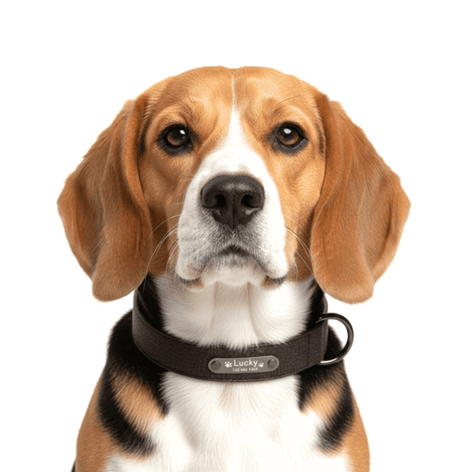 Minimalist Custom Nameplate Dog Collar