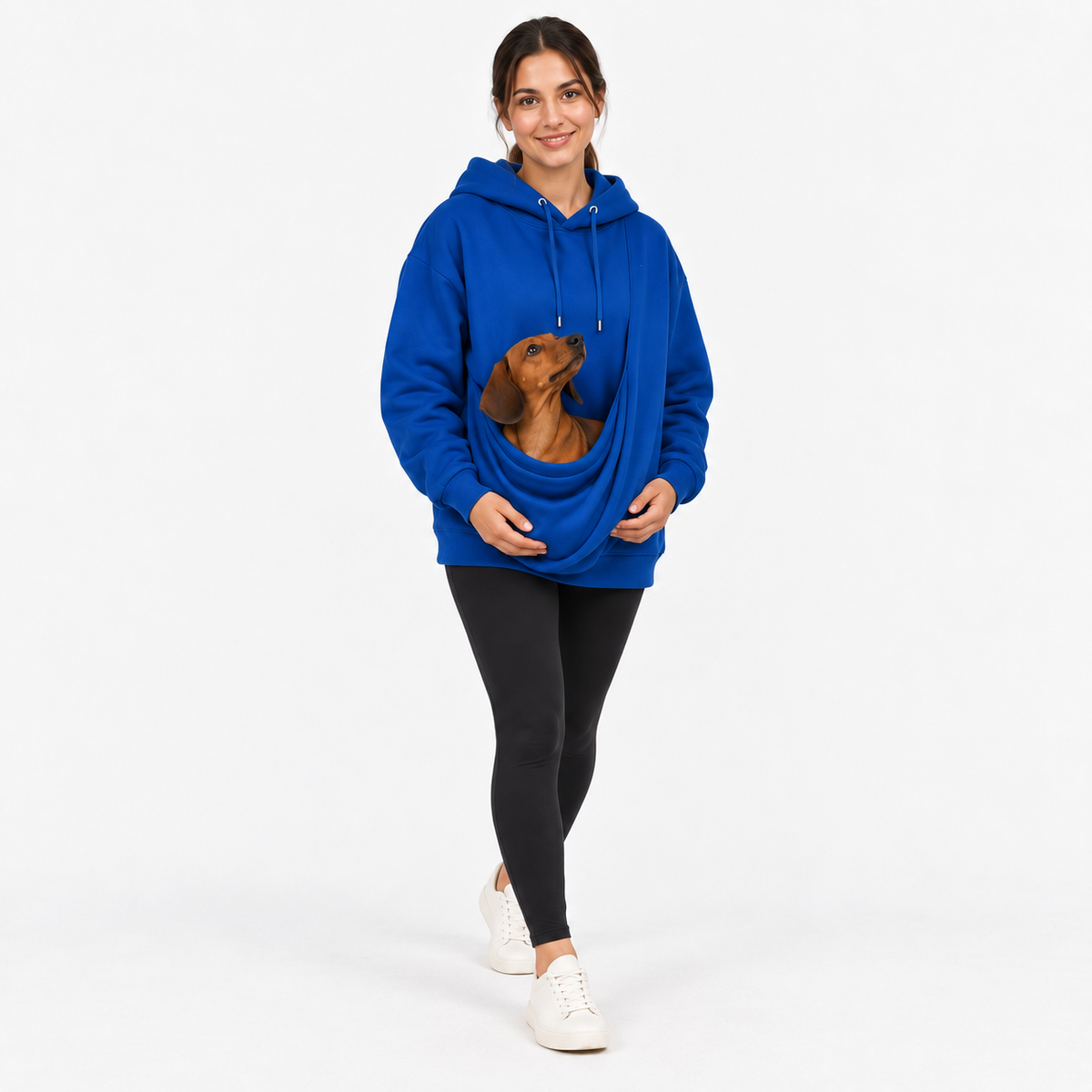 Cosy Cats & Dogs Carrier Hoodie with Kangaroo Pouch for Winter