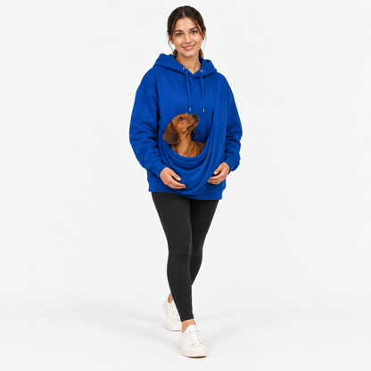 Cosy Cats & Dogs Carrier Hoodie with Kangaroo Pouch for Winter