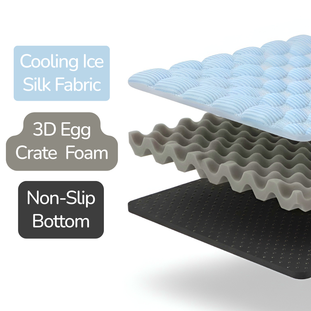 Ice Silk Cooling Dog Bed