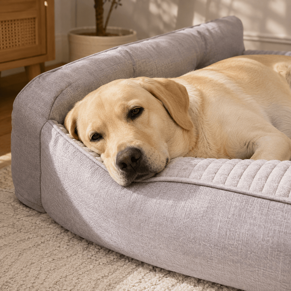 Orthopaedic Pillow Dog Bed with Washable Cover