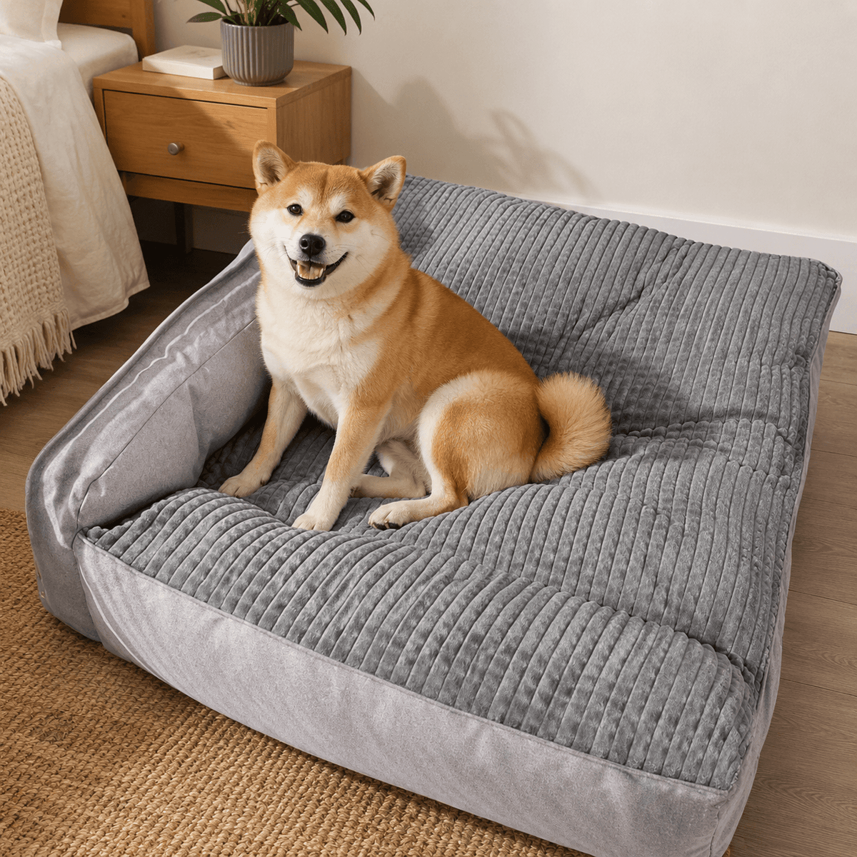 Orthopaedic Pillow Dog Bed with Washable Cover