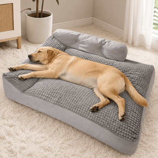 Orthopaedic Pillow Dog Bed with Washable Cover