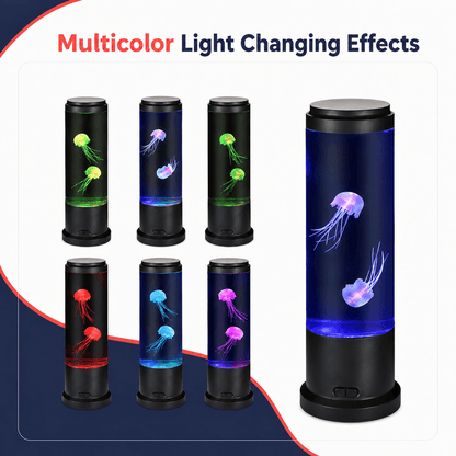 LED Jellyfish Night Light Lamp with 7 Color Setting