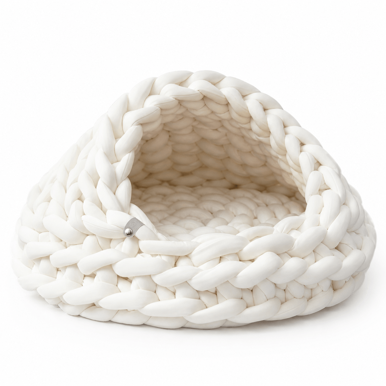 Small Knitted Pet Cave Bed
