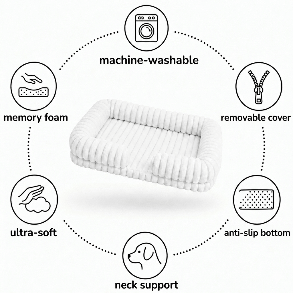 Joint-Relief Bolstered Orthopedic Dog Bed