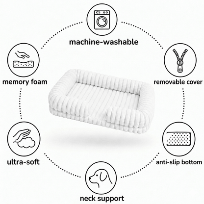 Joint-Relief Bolstered Orthopedic Dog Bed