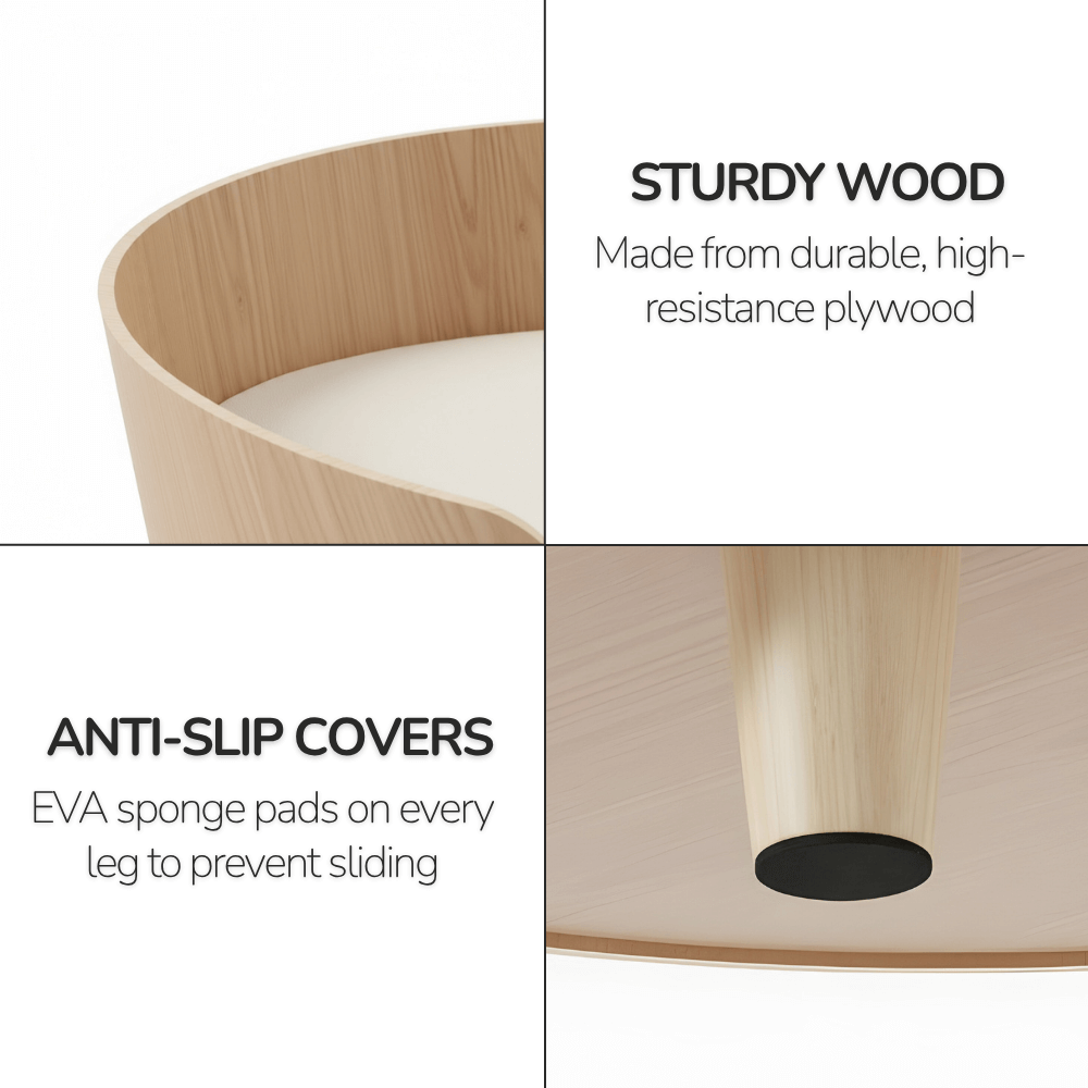 Small Elevated Wooden Pet Bed