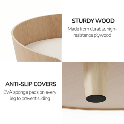 Small Elevated Wooden Pet Bed