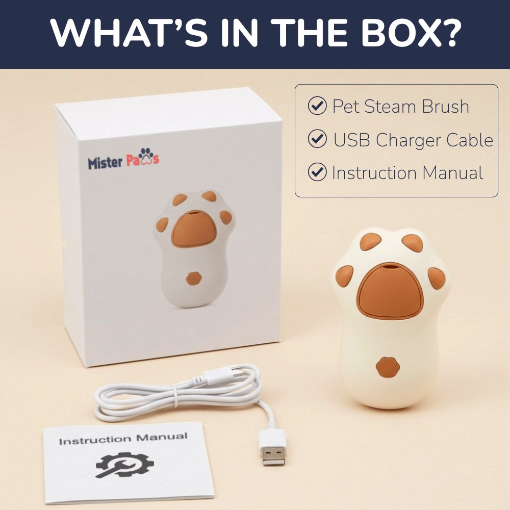 Mist-Massage Pet Brush