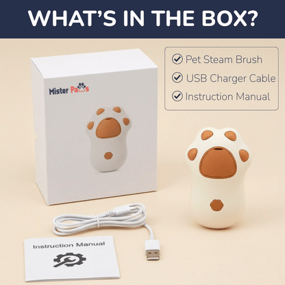 Mist-Massage Pet Brush