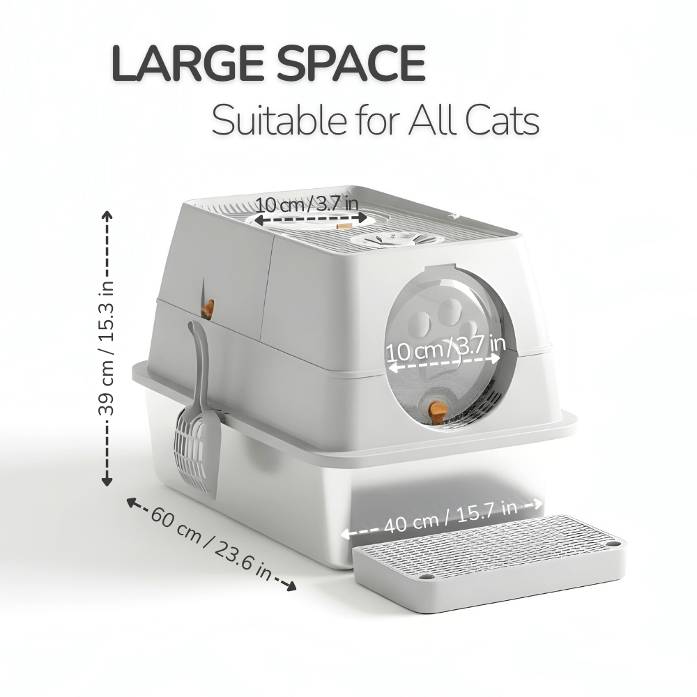 Modern Stainless Steel Litter Box