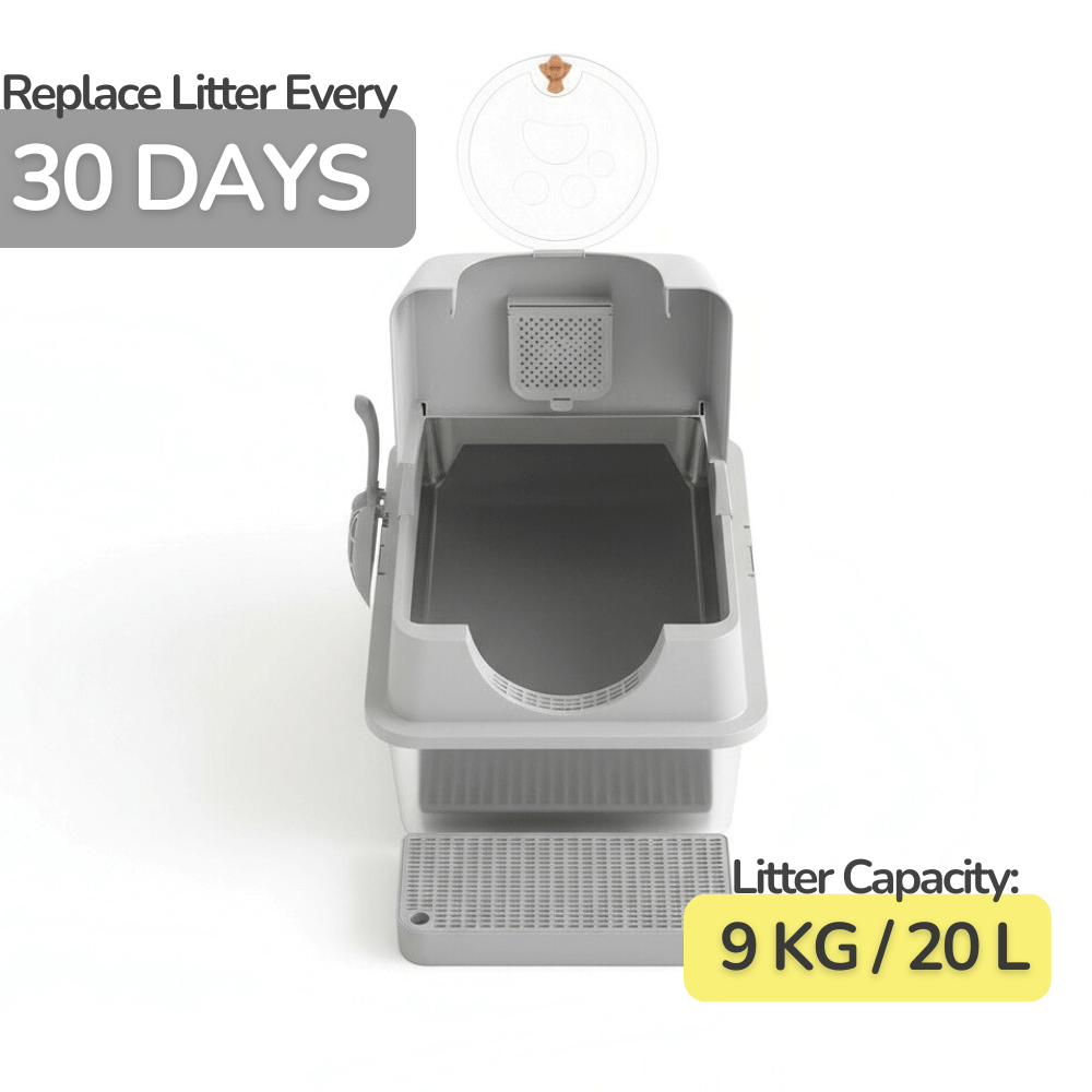 Modern Stainless Steel Litter Box