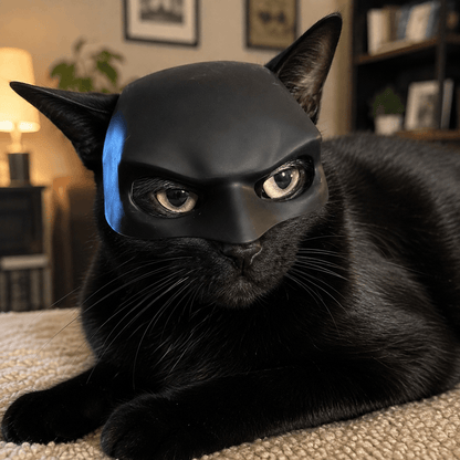 Black Cat Halloween Costume Mask