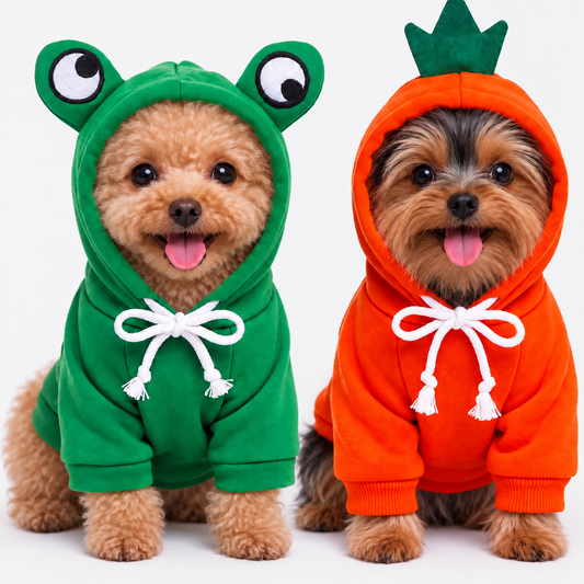 Cute Dog Halloween Costume & Pajama with Hoodie