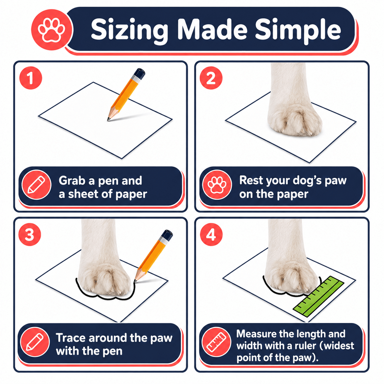Waterproof No-Slip Dog Boots & Shoes for Winter Walks