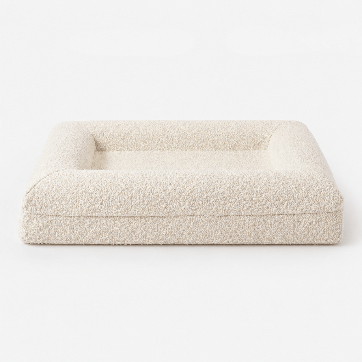 Luxurious Orthopaedic Memory Foam Dog Bed with Bolsters & Machine-Washable Cover