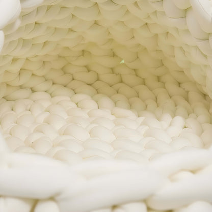 Small Knitted Pet Cave Bed