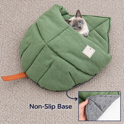 Non-slip underside of the leaf bed