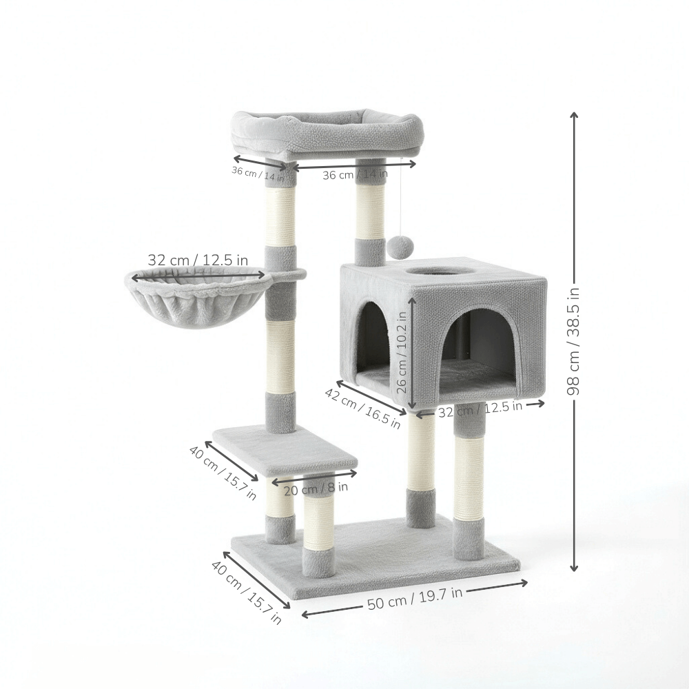 All-In-One Play & Rest Cat Tree