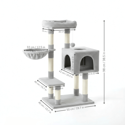 All-In-One Play & Rest Cat Tree