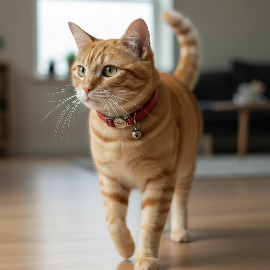 Laser-Engraved Classic Cat Collar