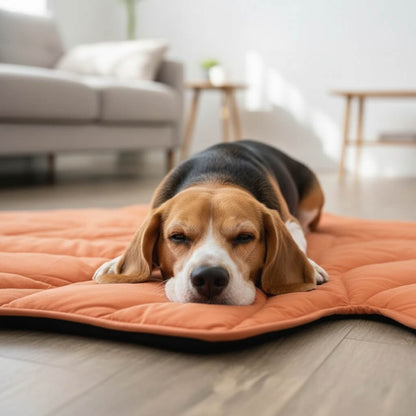 Nature-Inspired Leaf Dog Mat