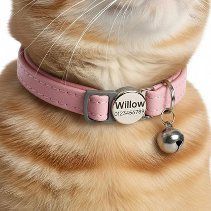 Laser-Engraved Classic Cat Collar