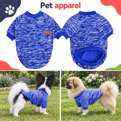 Warm and Cosy Light Fleece-Lined Dog Jumper & Sweater