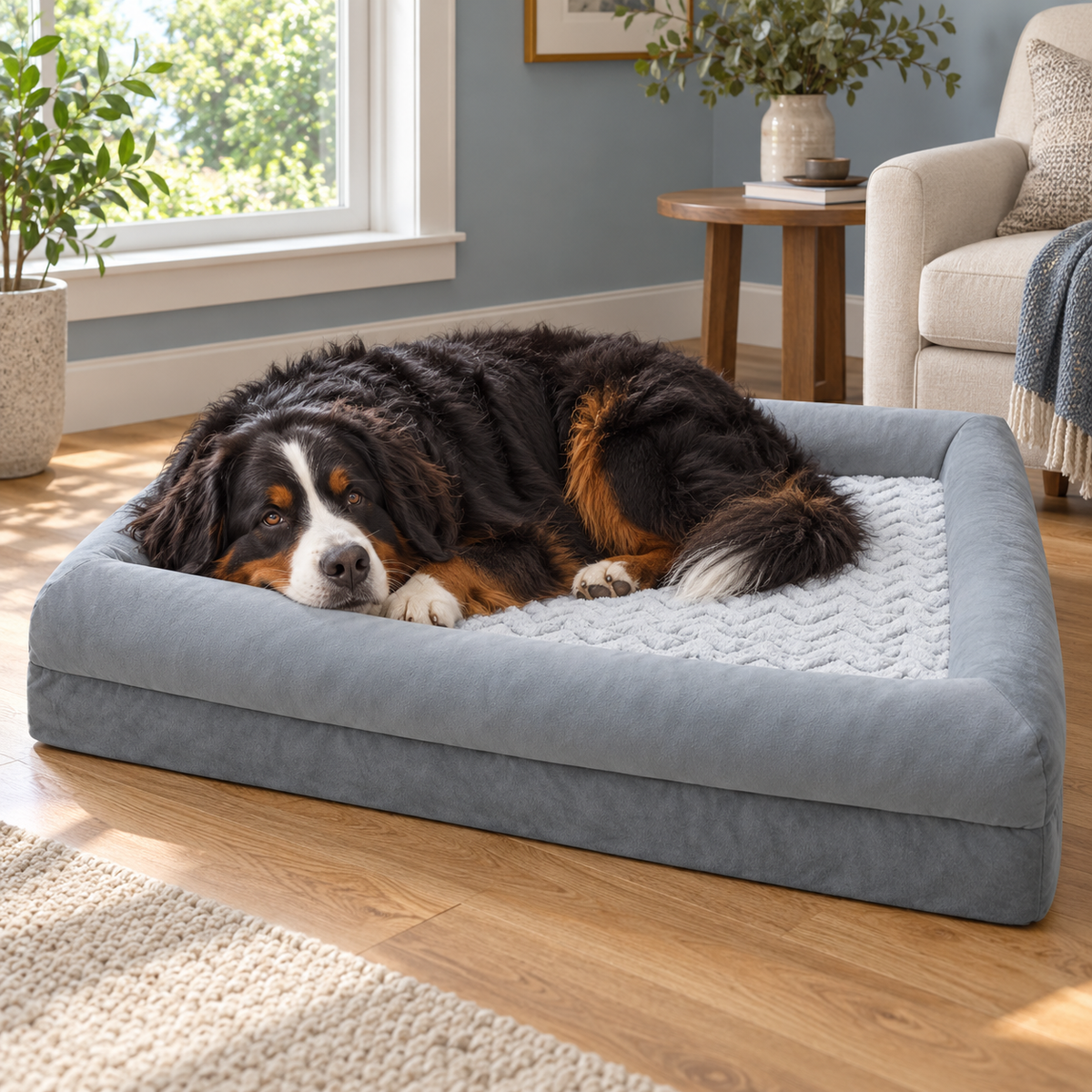 Dog using the product in a home or outdoor setting