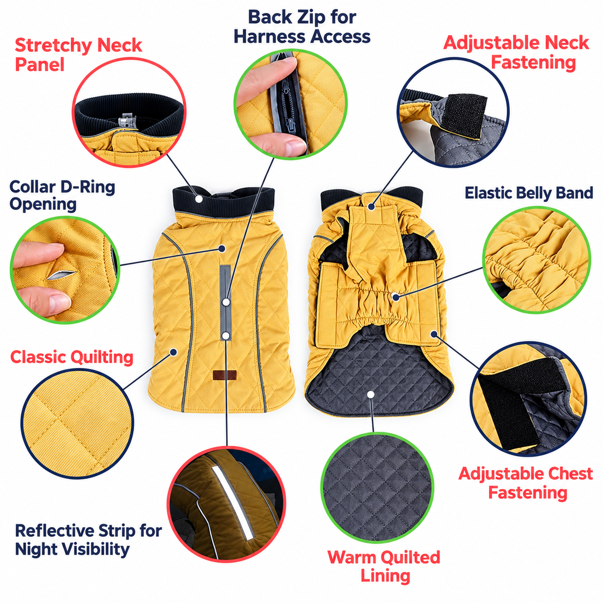 Product feature infographic