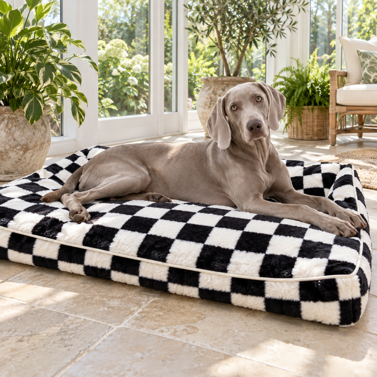 Dog using the product in a home or outdoor setting